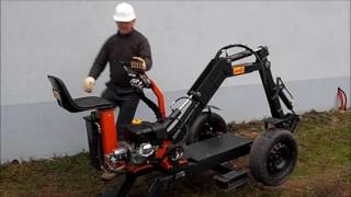 Minikotró JMEKA SPIDER 7 HP benzin