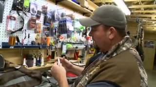 Adding Calf Skin Limb Pads to the Fred Eichler Recurve Bow