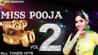 Miss Pooja Top 10 All Times Hits Vol 2 | Non-Stop HD Video | Punjabi New hit Song -2016