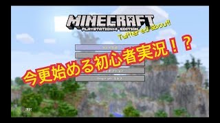 [minecraft]初心者実況part1  初めて初日でまさかの事態が！？？