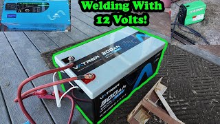 Powering A Mig Welder On 12 Volts Using a Vatrer 300ah 12 Volt Battery