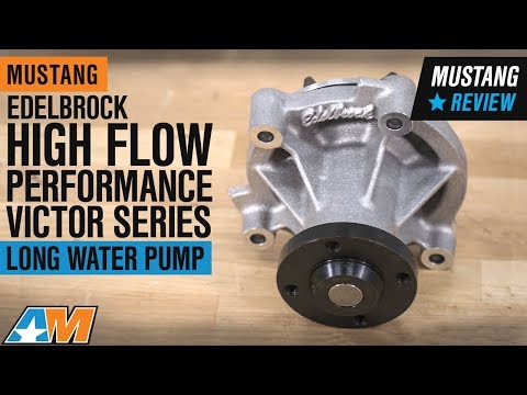 1996-2010 Mustang GT & Cobra Edelbrock High Flow Performance Victor Series Long Water Pump Review