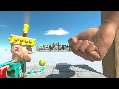 💪BIG PUNCH VS EVERY UNIT. Animal Revolt Battle Simulator