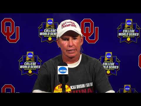 WCWS Post-Game Press Conferences - Florida State vs Oklahoma - Game 3