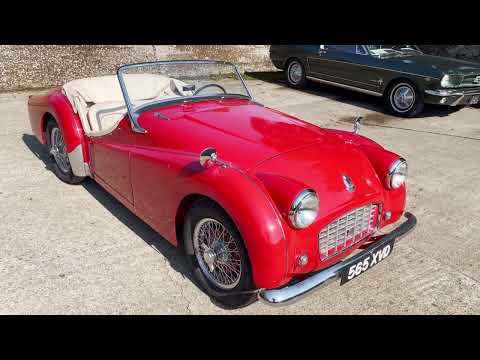1956 triumph TR3 for sale walkaround + starting, idling