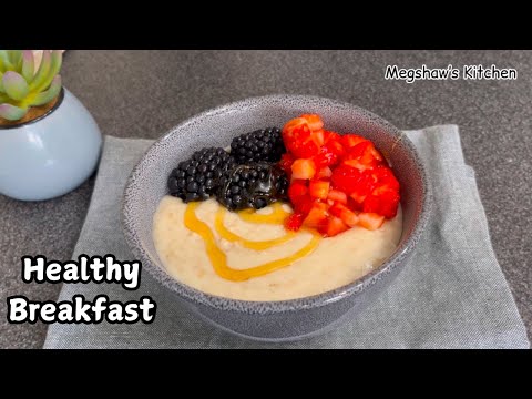 This Breakfast will keep you full for longer | oats with Berries | Megshaw’s Kitchen