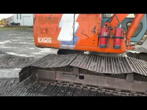 Hitachi EX120-3 Excavator - R&M Bucket For Auction - Image 2