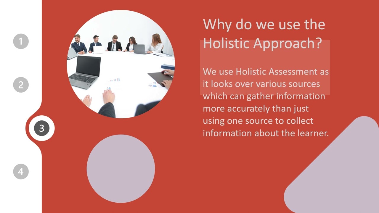 Holistic Approach to Assessment