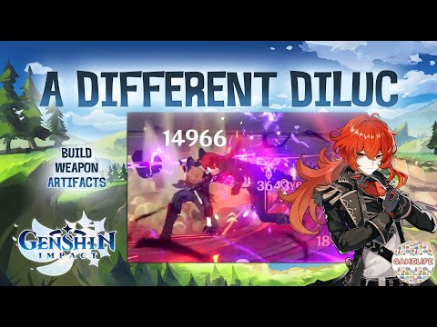 CRIT BUILD DILUC VS CHILDE WEEKLY BOSS - Explanation and Build- Genshin Impact