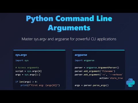 Python Command Line Arguments Sys Argv Vs Argparse For Beginners