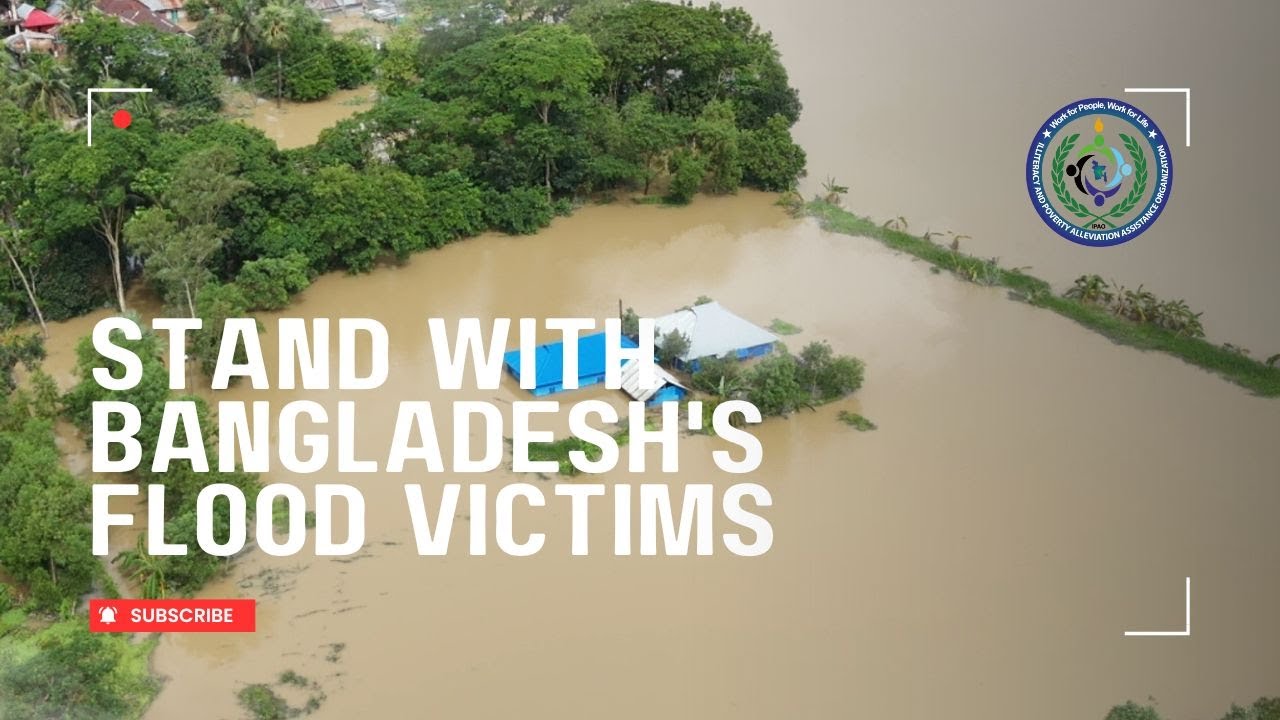 Stand with Bangladesh's flood victims | IPAO | "Prepare, Protect, Prevail: Facing Floods in Unity."