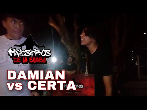 CERTA vs DAMIAN - Final | Maestros de la Sílaba