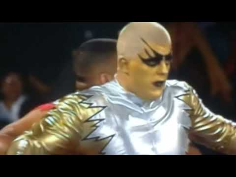 The Bizarre One with Touchy Touchy to Savio Vega's Front Body using his Hands & Bum - Goldust