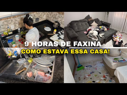 FAXINA COMPLETA NA CASA TODA | OLHA O ESTADO QUE ESTAVA A CASA?| LIMPEZA PESADA E ORGANIZAÇÃO