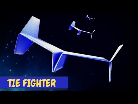 STAR WARS PAPER PLANE - How to make a paper airplane that FLIES - WARRANTY | Easy Paper Craft