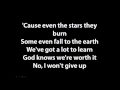 Jason Mraz - I won't give up lyrics
