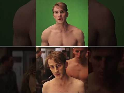 How Chris Evans Shed His Muscles and Gained His Courage as Steve Rogers #captainamerica #shorts