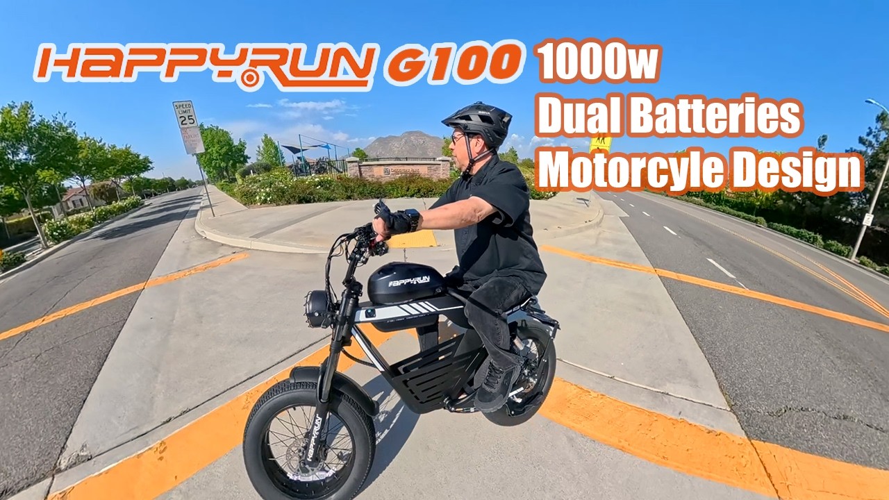 HappyRun G100 Review Motorcycle Style E-Bike