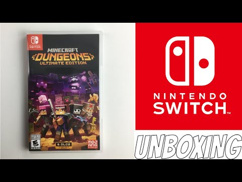 MINECRAFT DUNGEONS ULTIMATE EDITION UNBOXING