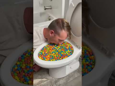 Candy from the Toilet? Big Regret! 🤢🍬 #shorts