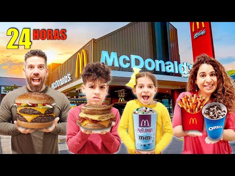24H comiendo SOLO MCDONALDS|4PLUSONE