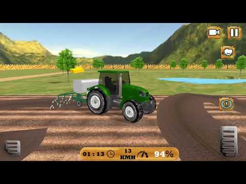 Farming sim 2018 - Tractor driving simulator Video