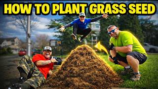 How to PLANT GRASS SEED! Full Process Step by Step Guide!