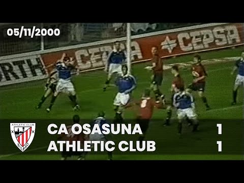 ⚽️ [Liga 00/01] J9 I CA Osasuna 1 - Athletic Club 1 I LABURPENA