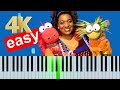 CBeebies The Story Makers Theme Song Slow Easy Piano Tutorial 4K