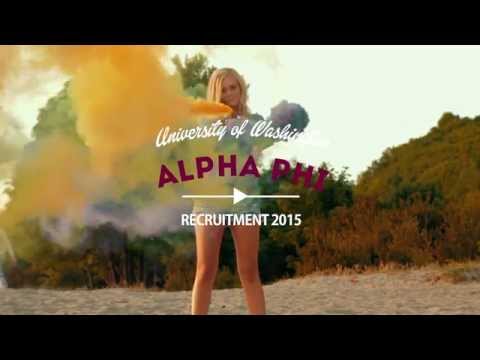 Uw Alpha Phi Recruitment 2015