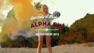 UW Alpha Phi Recruitment 2015