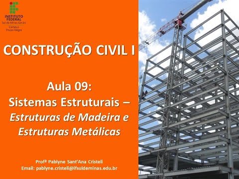 Aula 09 - Sistemas Estruturais Parte I: Estruturas de Madeiras e Estruturas Metálicas
