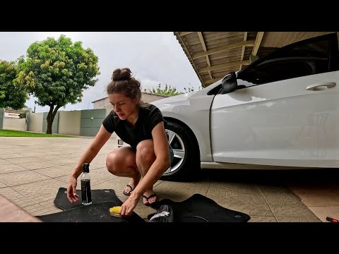 Cleaning the interior of your car at home on a budget.