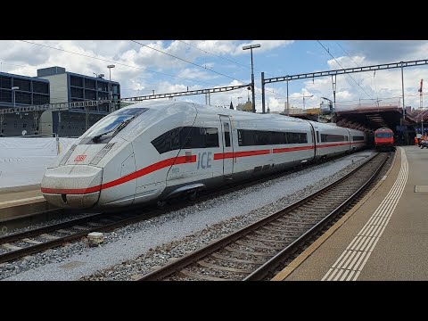 DB ICE 4 einfahrt in Zürich HB
