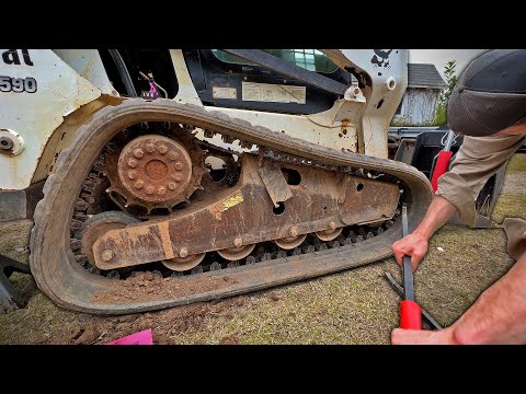 Buying A Bobcat Track Loader & Replacing Worn Sprockets.