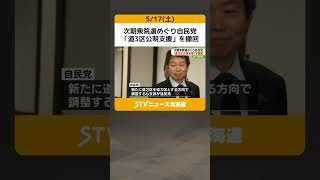 次期衆院選めぐり自民党　「道3区公明支援」を撤回 #shorts