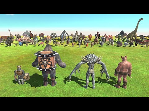 GORO WITH GHOR HAMMER & SCOURGE WITH OGRE LORD VS FACTION - Animal Revolt Battle Simulator