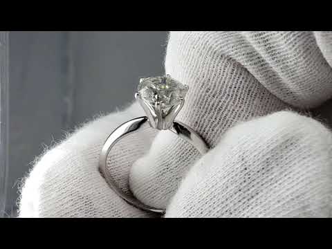 1.70ctw Round Brilliant 💯% Natural Diamond Engagement Ring H Color I1/2 Clarity