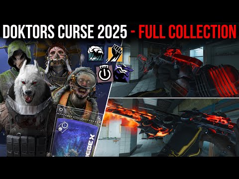 Doktor's Curse 2025 FULL COLLECITON & Memento P90 Skin! Rainbow Six Siege!