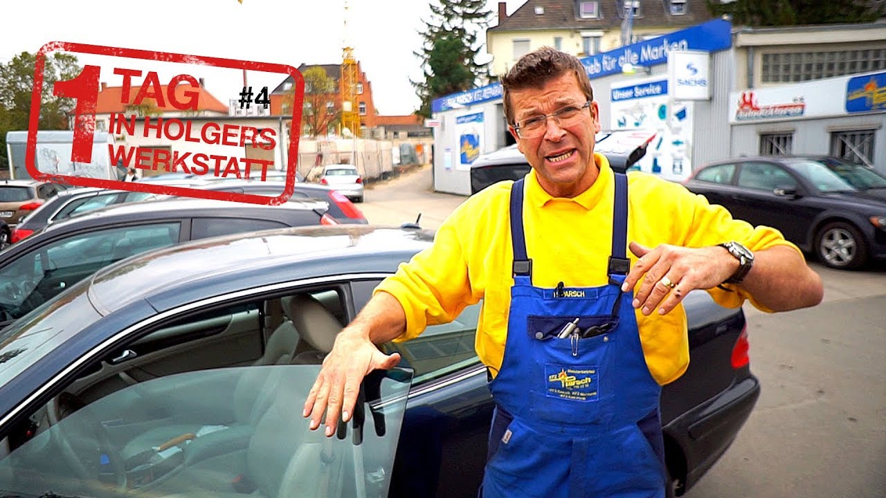1 Tag in Holgers Werkstatt - Teil 4 | Wo ist das Kühlwasser-Leck im Benz & Holgers Entschuldigung