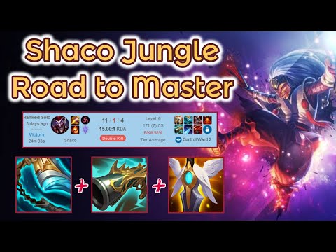 Shaco Jungle Road to Master in Season 11 [League of Legends] Full Gameplay - Infernal Shaco