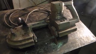 The Versatile Porta Band Saw Cutting Steel Episode 2