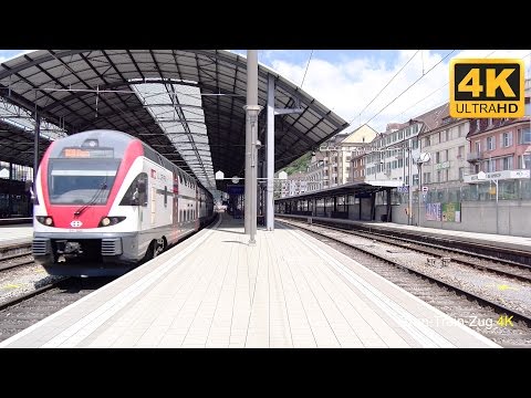 4K Bahnhof Olten. Schweiz. Switzerland. Suiza.