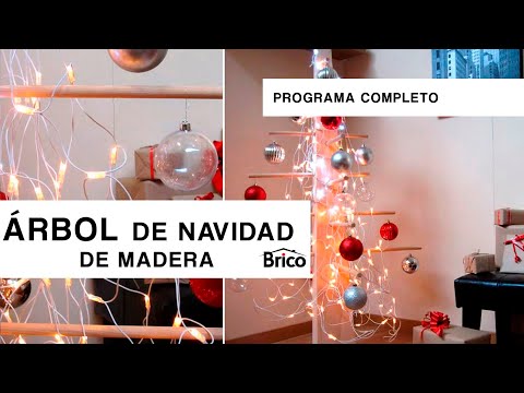 How to make a wooden CHRISTMAS TREE? 🎄 Very easy to make and store! 🎅🏽 Bricomania