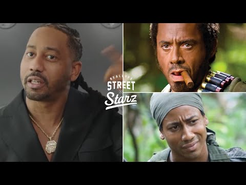 Brandon T. Jackson slapped Robert Downey Jr. 50 times while playing “Blackface” in Tropic Thunder
