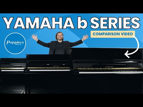 Yamaha B-Serie Vergleichstest-Video | B1 B2 B3 Klavier | Popplers Music