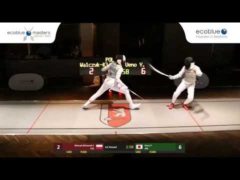 Ecoblue Masters 2023 SWF - L4 - Julia Walczyk-Klimaszyk POL v Yuka Ueno JPN