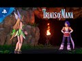 Trials of Mana - Character Spotlight Trailer: Hawkeye and Riesz (3/3) | PS4