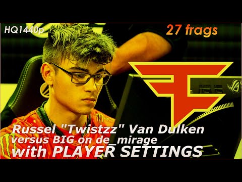CSGO POV FaZe TWISTZZ vs. BIG on Mirage - 27 kills