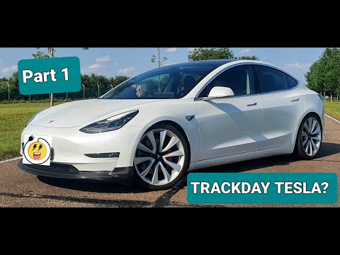 Modified Tesla Model 3 Performance. Mountain Pass Performance suspension mods Track day Race. Part 1